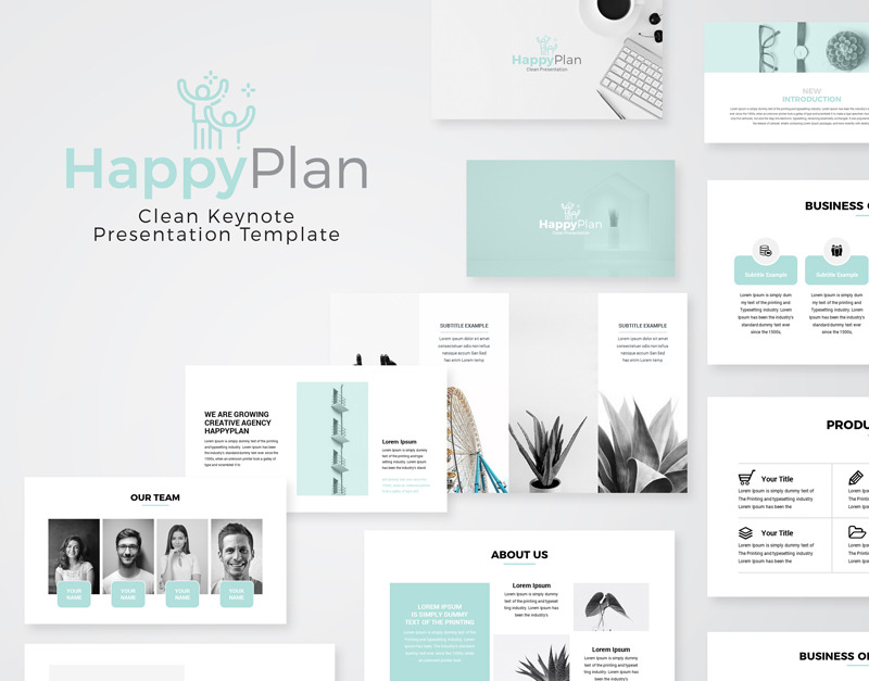 Modern Presentation - Keynote template - TemplateMonster