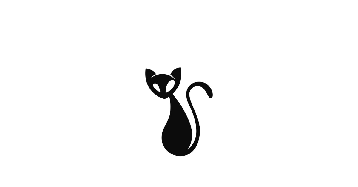 Cat cute head logo vector by Upgraphic ~ EpicPxls