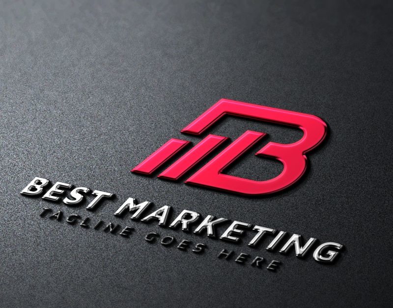 Best Marketing B Letter Logo Template - TemplateMonster