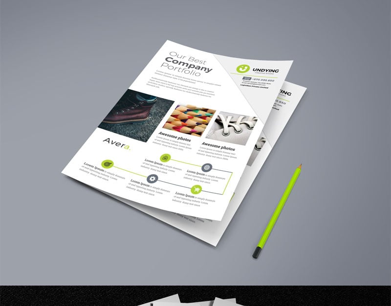 Company Portfio Flyer - Corporate Identity Template