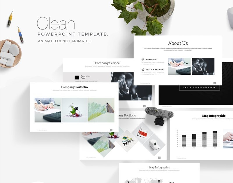 Sumaia Minimal Presentation PowerPoint template