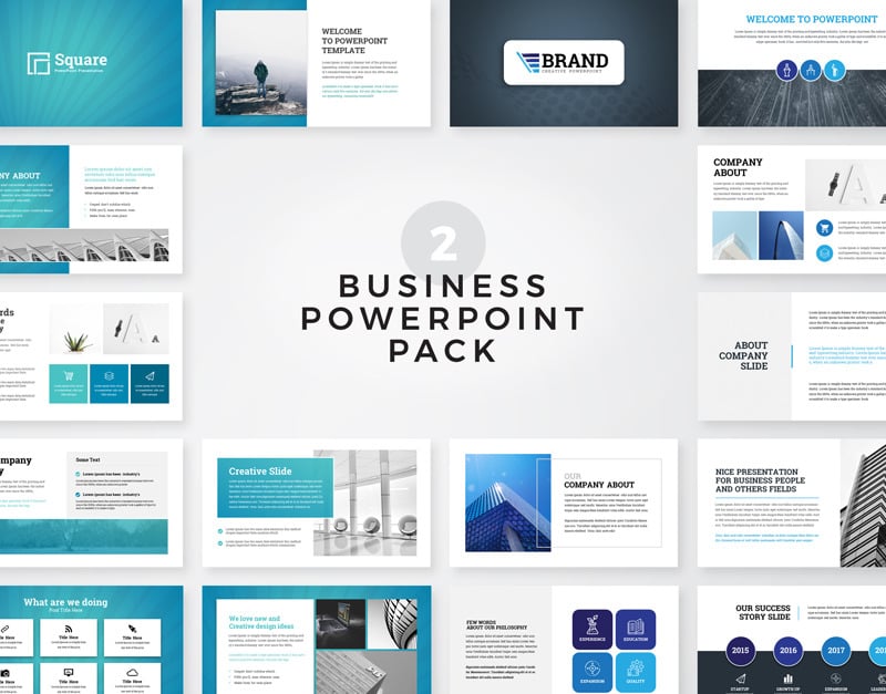 Clean Business Presentation Pack Powerpoint Template