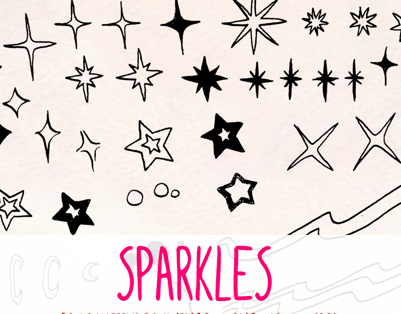 84 Sparkle and Star - Illustration #79678 - TemplateMonster