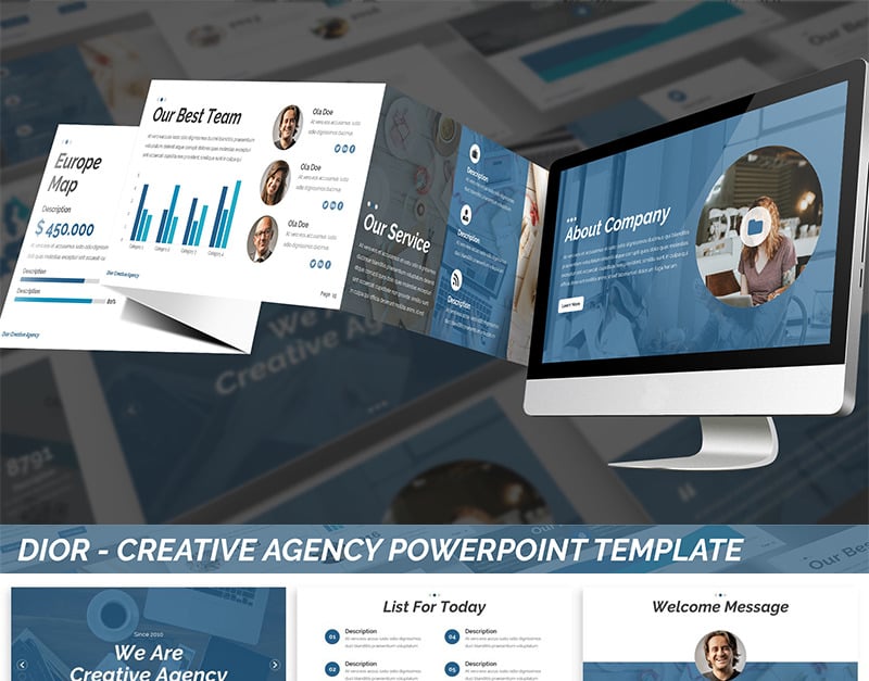 Dior - Agency Powerpoint Template