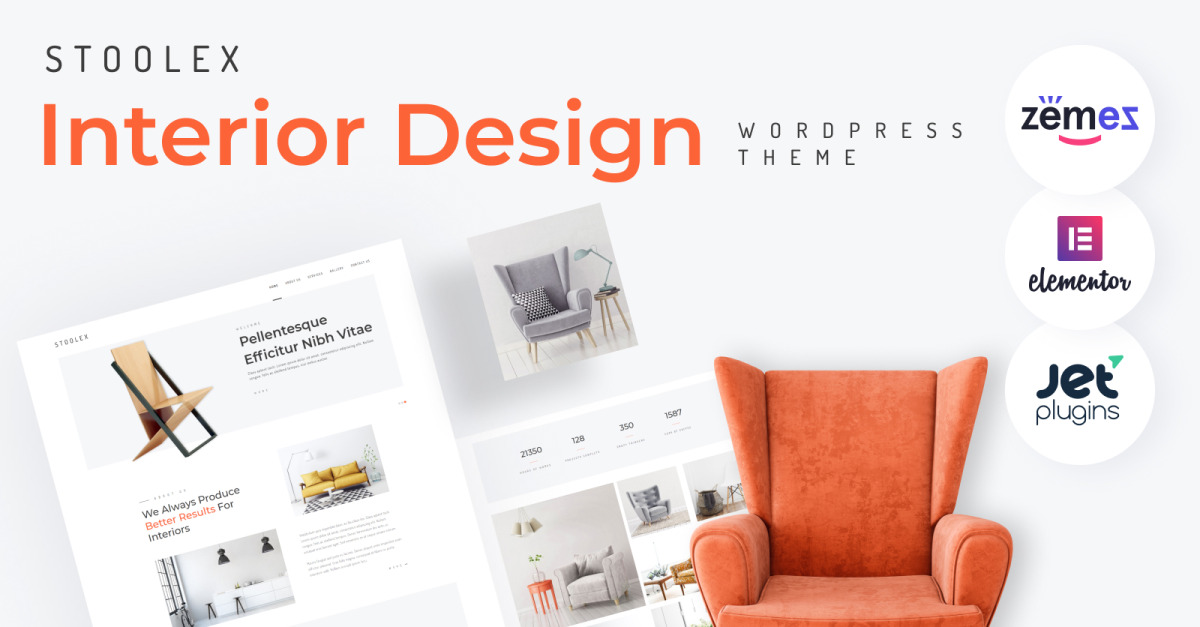 Stoolex - Home Decor & Interior Design WordPress Elementor Theme for ...