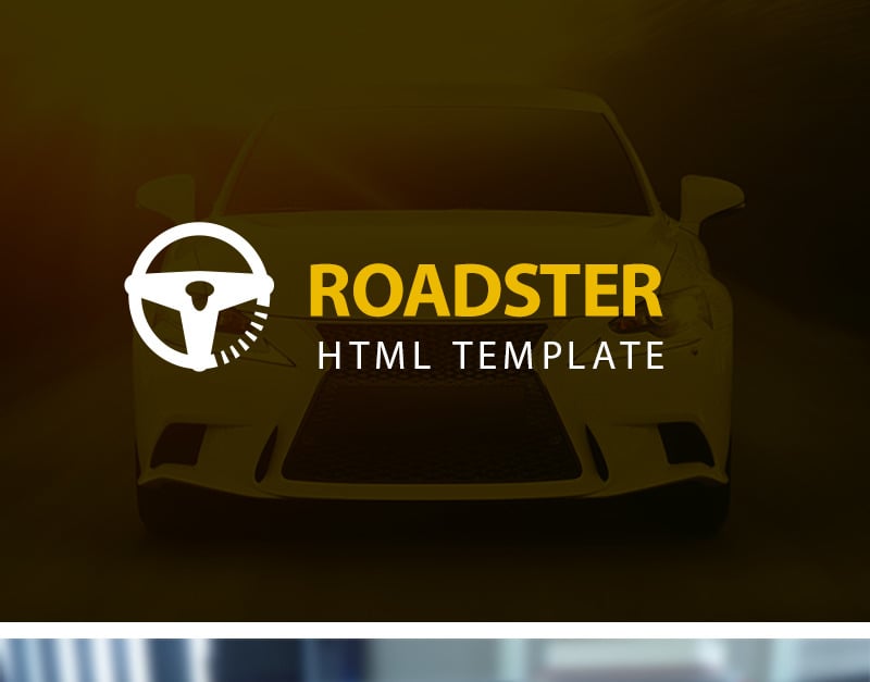 Roadster - Automotive Website Template