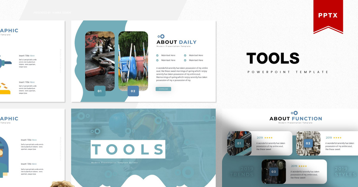 Tools | PowerPoint template #85433 - TemplateMonster