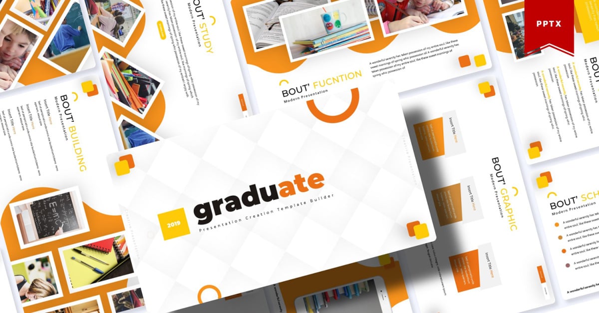 Sample Powerpoint Graduate Graduate | PowerPoint template #85814 - TemplateMonster