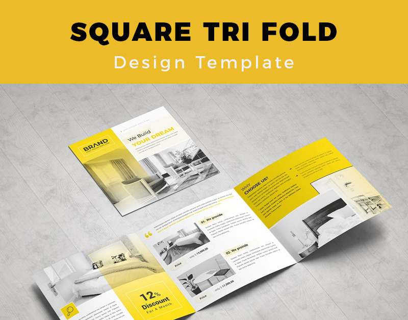 Ramsele Medical Square Trifold Brochure - Corporate Identity Template