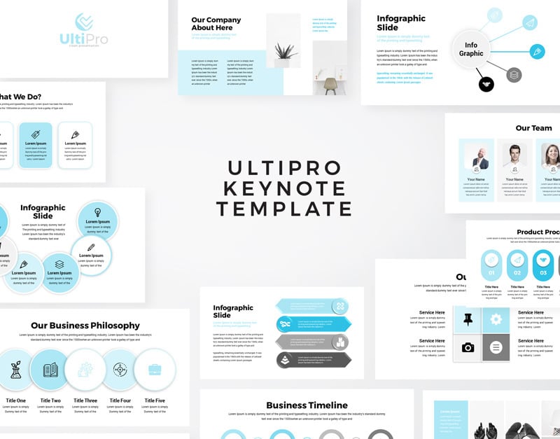 UltiPro - Business Infographic Presentation - Keynote template