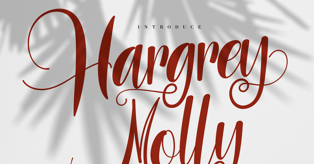 Hargery Molly Police cursive de luxe TemplateMonster