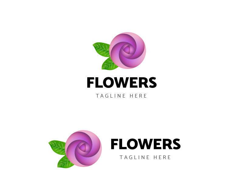 Flower Shop Logo Templates Set, Florist... - Stock Illustration [61795684]  - PIXTA