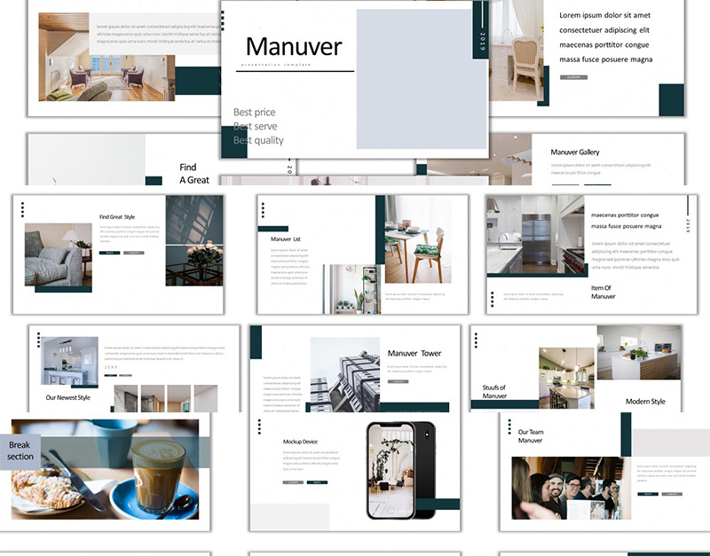 Modello PowerPoint di manovra #89364 - TemplateMonster