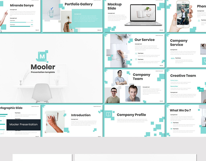 Mooler PowerPoint template #89565 - TemplateMonster