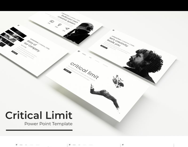 Critical limit PowerPoint template 89701 TemplateMonster