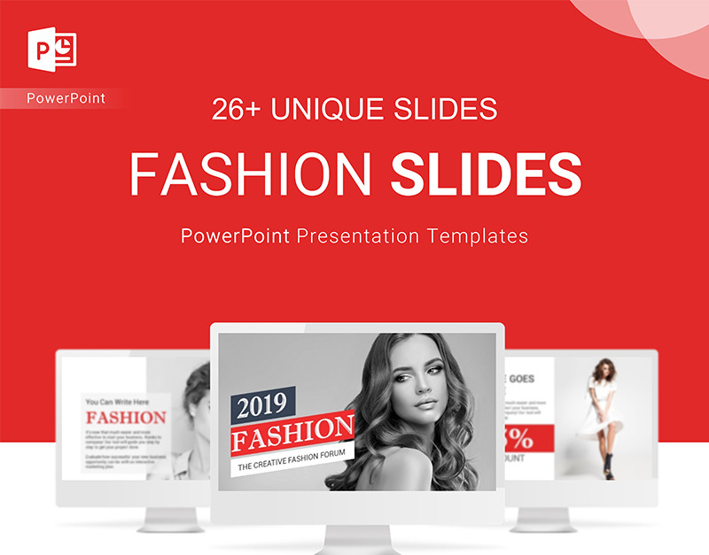 Fashion Presentation PowerPoint template - TemplateMonster