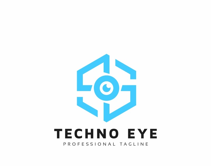 Plantilla de logotipo Techno Eye #94307 - TemplateMonster