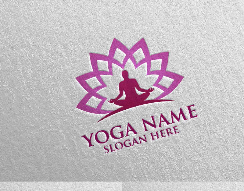 Yoga and Lotus 47 Logo Template #94309 - TemplateMonster