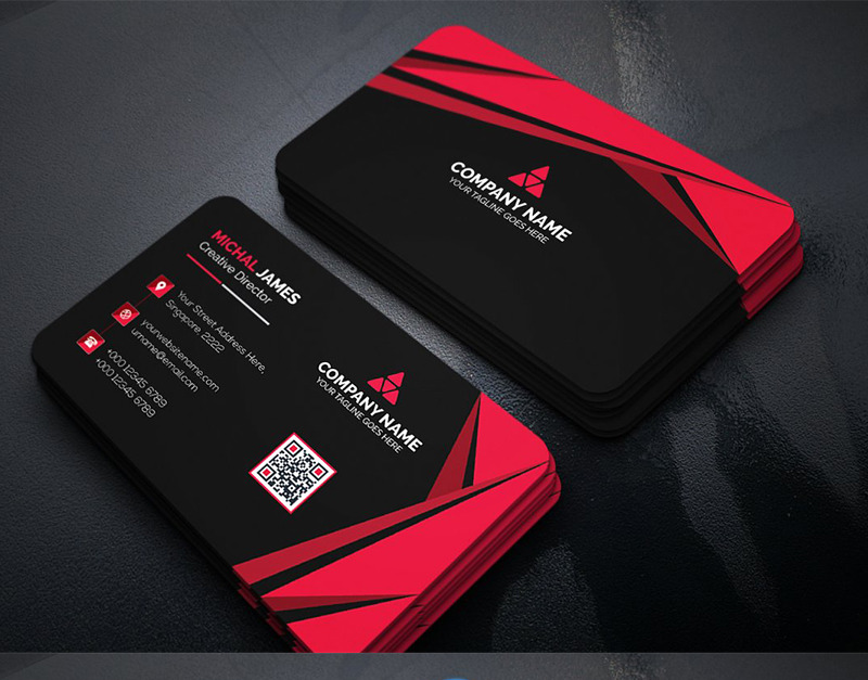 Geometric Business Card - Corporate Identity Template