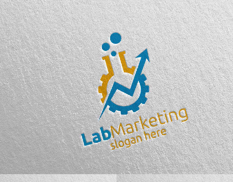Lab Marketing Financial Advisor Design Icon 7 Logo Template