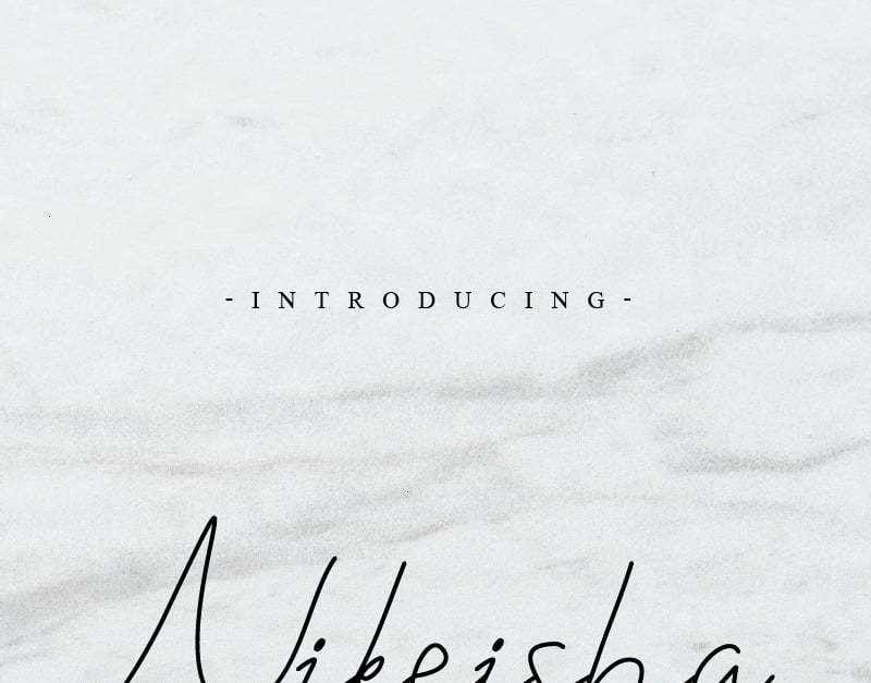 Nikeisha Font #96945 - TemplateMonster