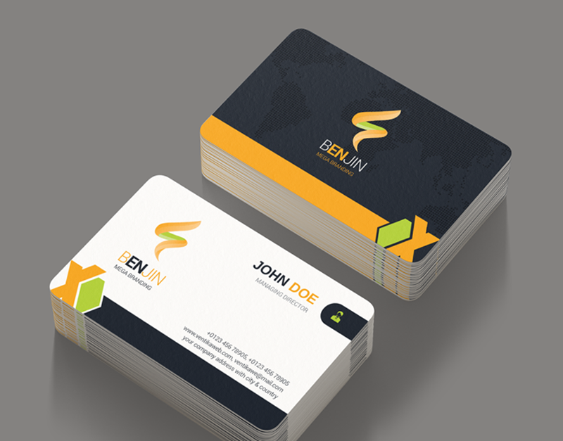 MEGA Business Card - Corporate Identity Template