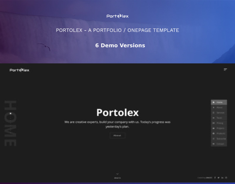 Portolex - HTML5 One Page Landing Page Template
by ThemeOcean