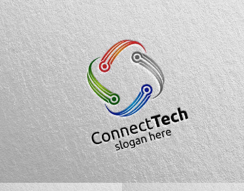 Technology and electronic 6 Logo Template - TemplateMonster