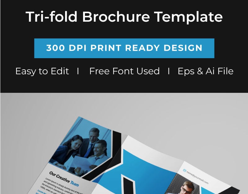 Trifold Brochure - Corporate Identity Template