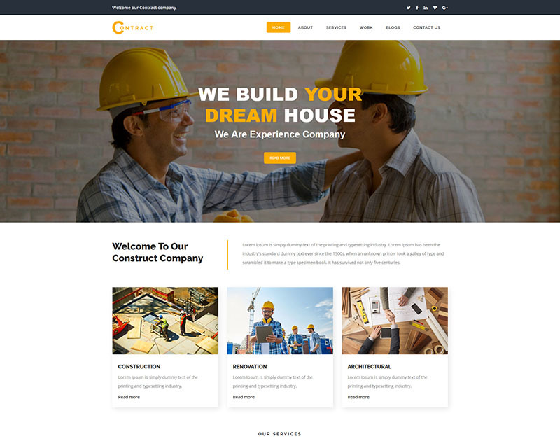 Contract - Construction HTML5 Template
by Futurethemes