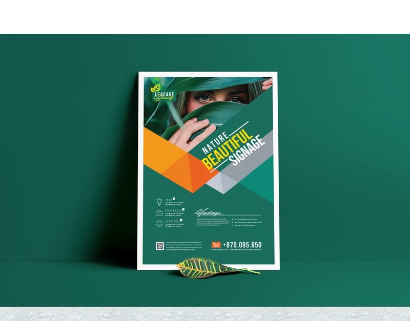 Minimal Green Flyer - Corporate Identity Template