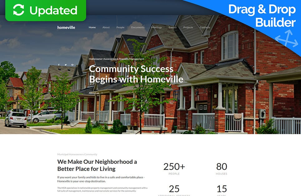  Homeowners Association Website Template HOA Site MotoCMS