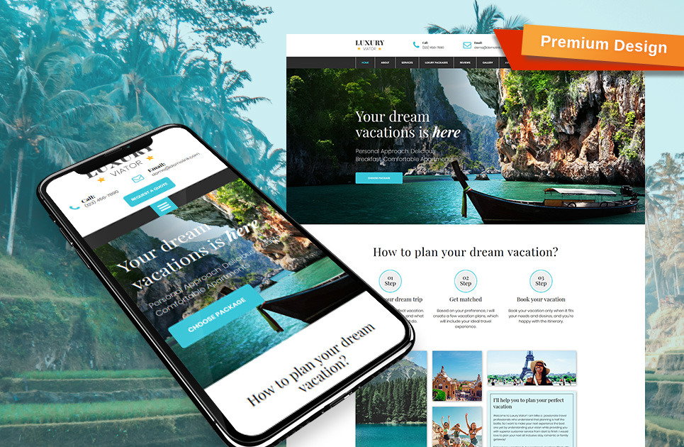 online travel agent website development