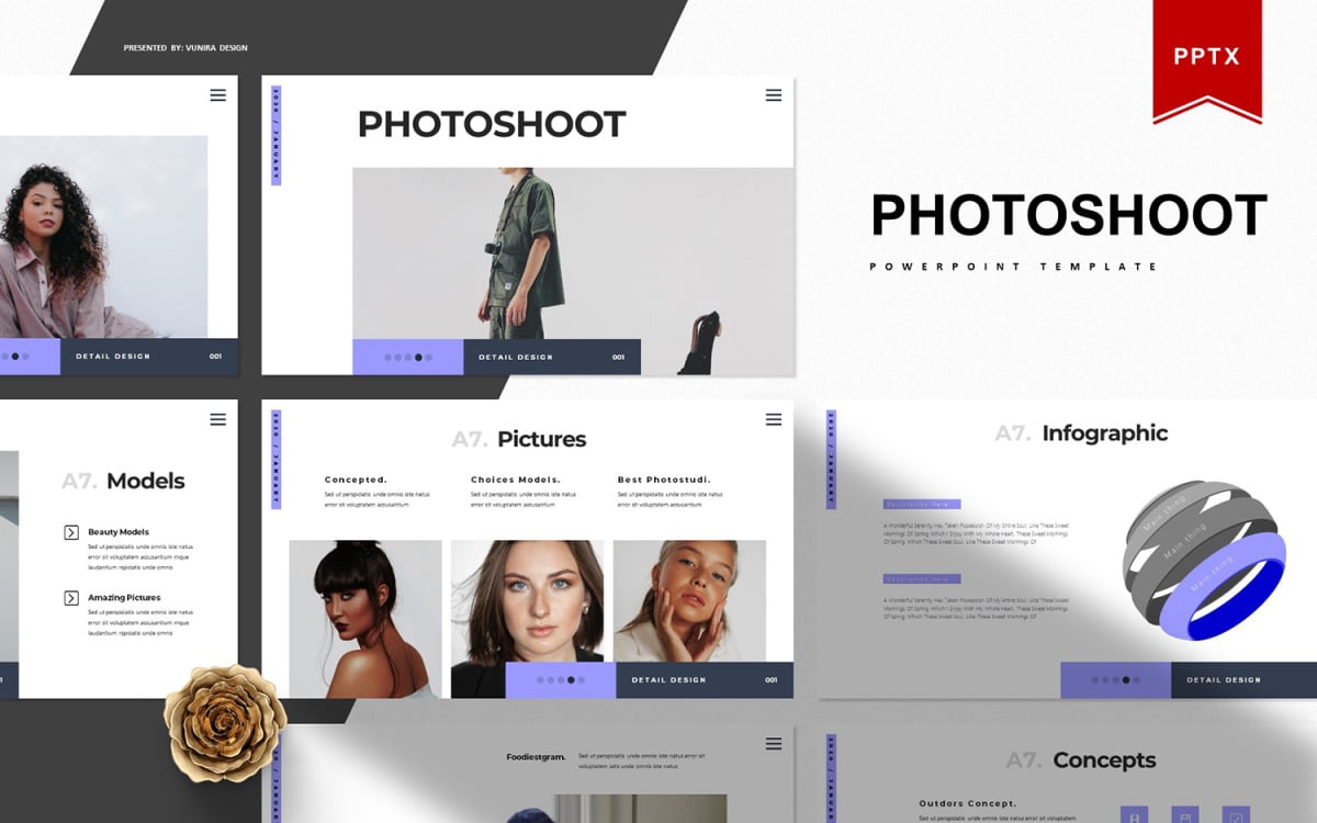 Photoshoot | PowerPoint Template #101568 - TemplateMonster