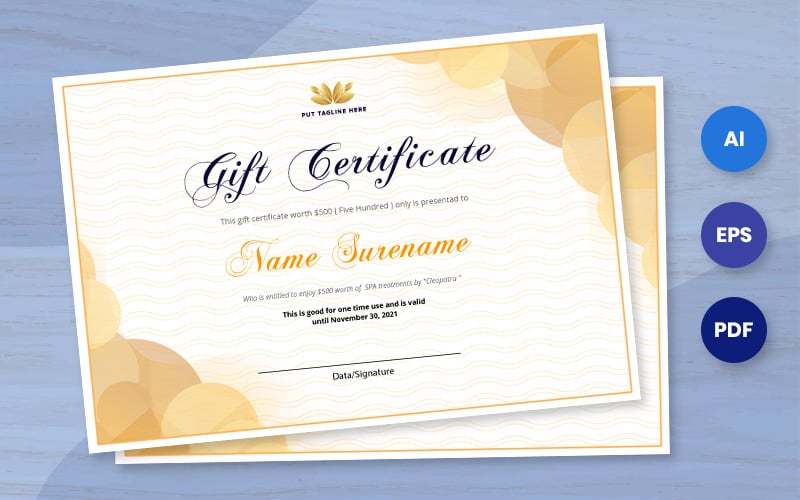 certificate template pdf