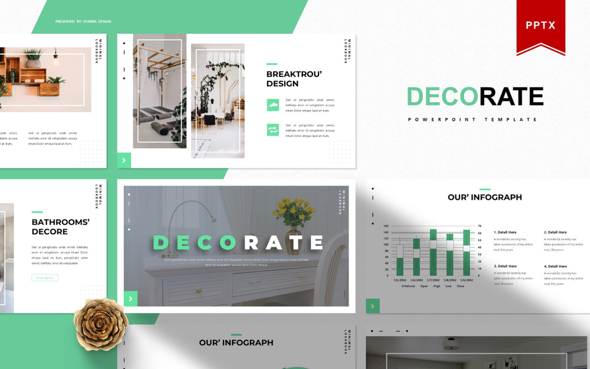 Decorate PowerPoint Template 103394 TemplateMonster
