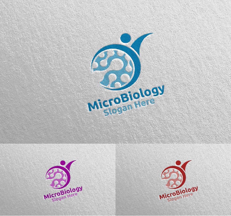 Microbiology icon monochrome sign from Royalty Free Vector