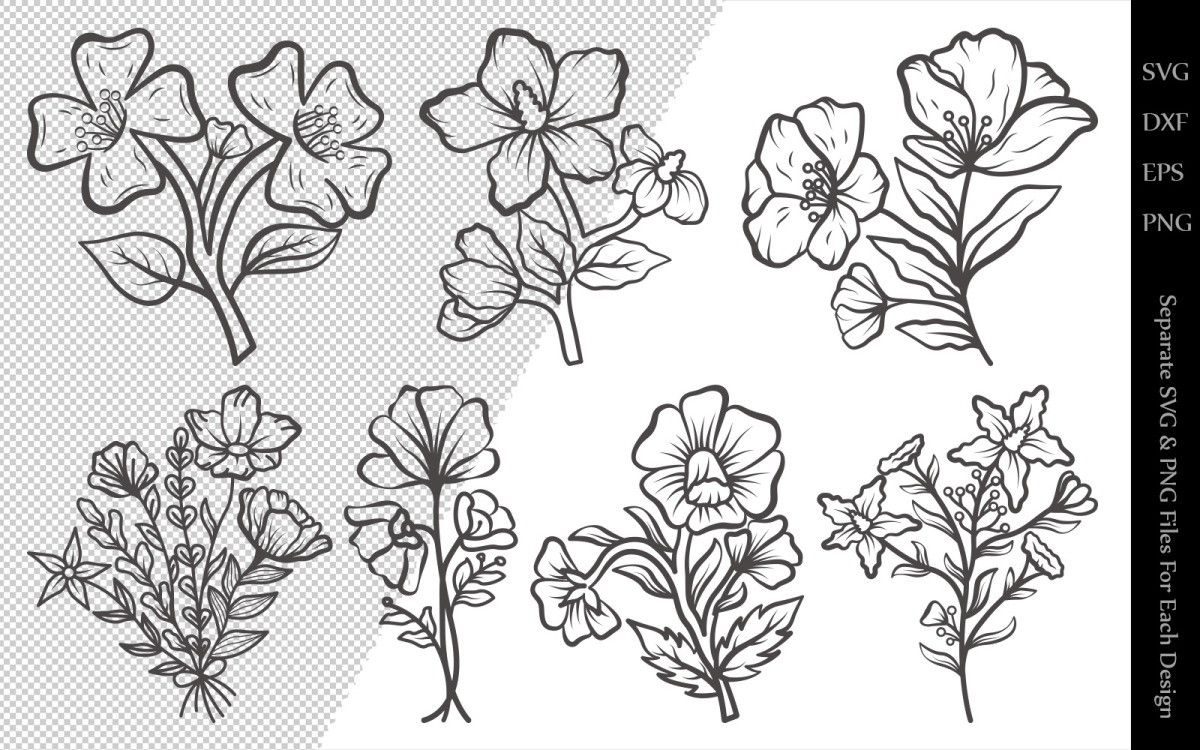 Free Free 77 Vector Wild Flower Svg SVG PNG EPS DXF File