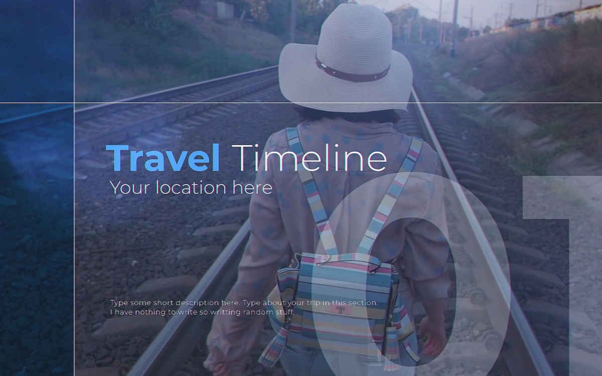 Travel Timeline After Effects Template TemplateMonster