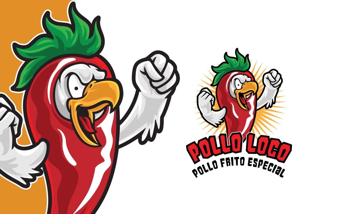 Pollo Loco Chicken Logo Template Templatemonster