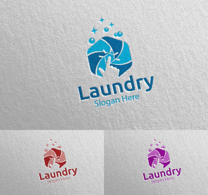 Laundry Dry Cleaners 50 Logo Template - TemplateMonster