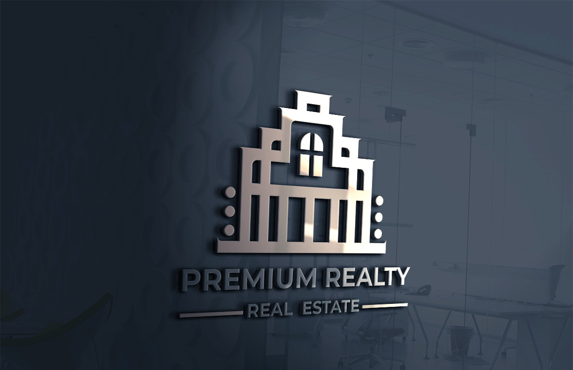 Premium Real Estate Logo Template #115121 - TemplateMonster