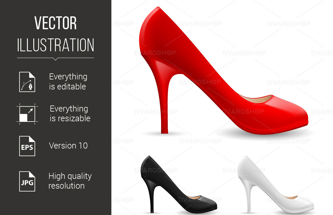 Ladies hotsell shoes vector