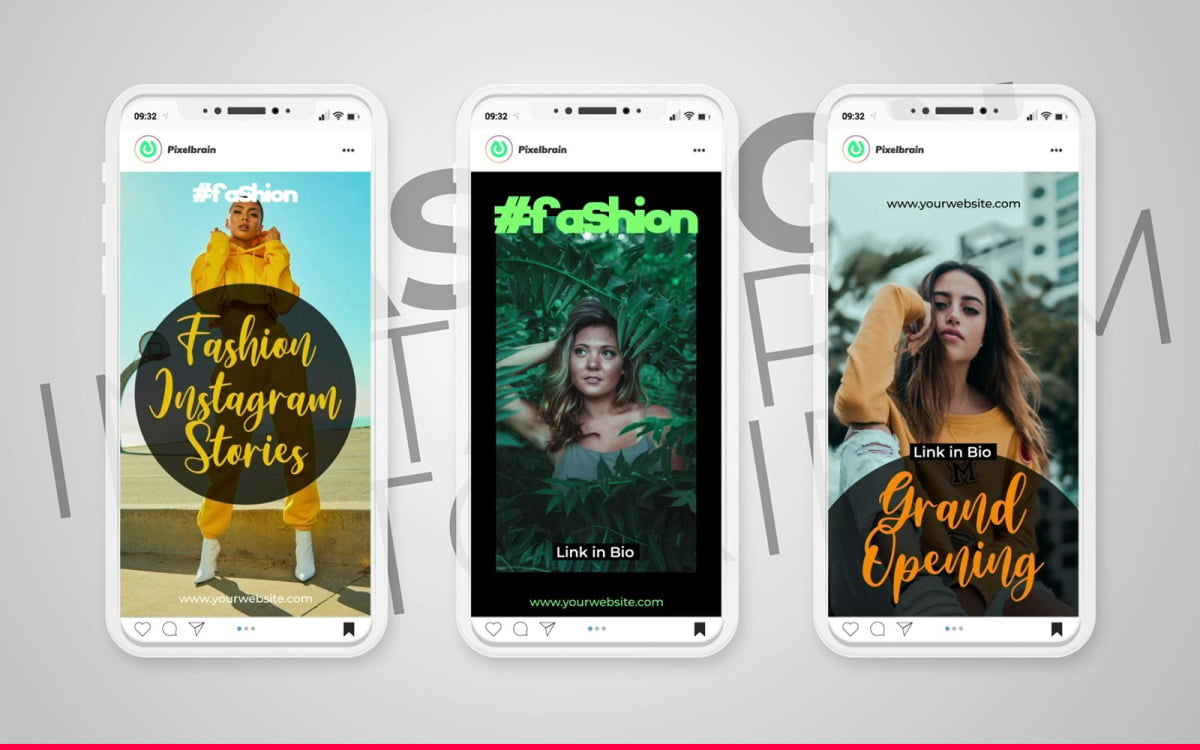 Шаблон Fashion Instagram Stories After Effects