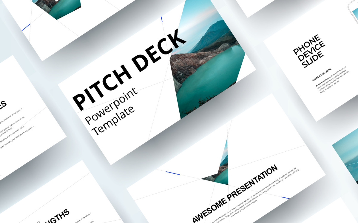 Бесплатный шаблон Pitch Deck PowerPoint - TemplateMonster