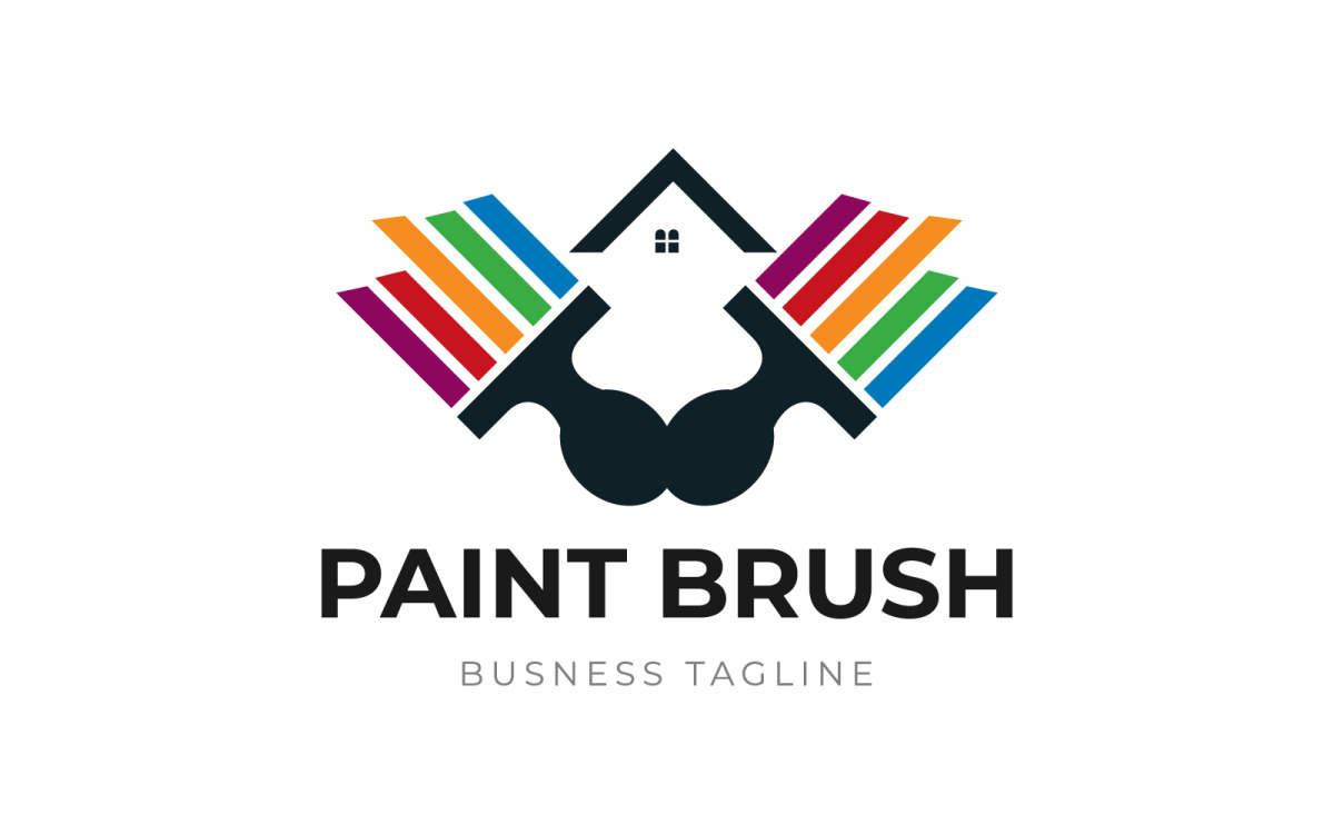 Paint Shop Logo Template Design Vector Stock Vector (Royalty Free)  434897206 | Shutterstock