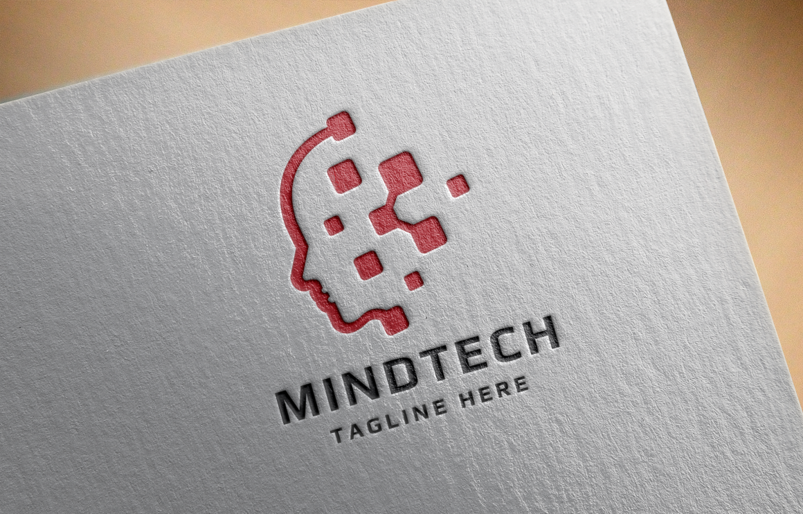 Mind Tech Logo Template #122029 - TemplateMonster