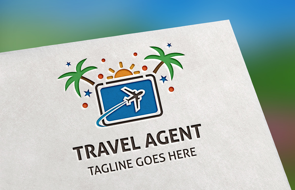 Travel Agent Logo Template #122937 - TemplateMonster