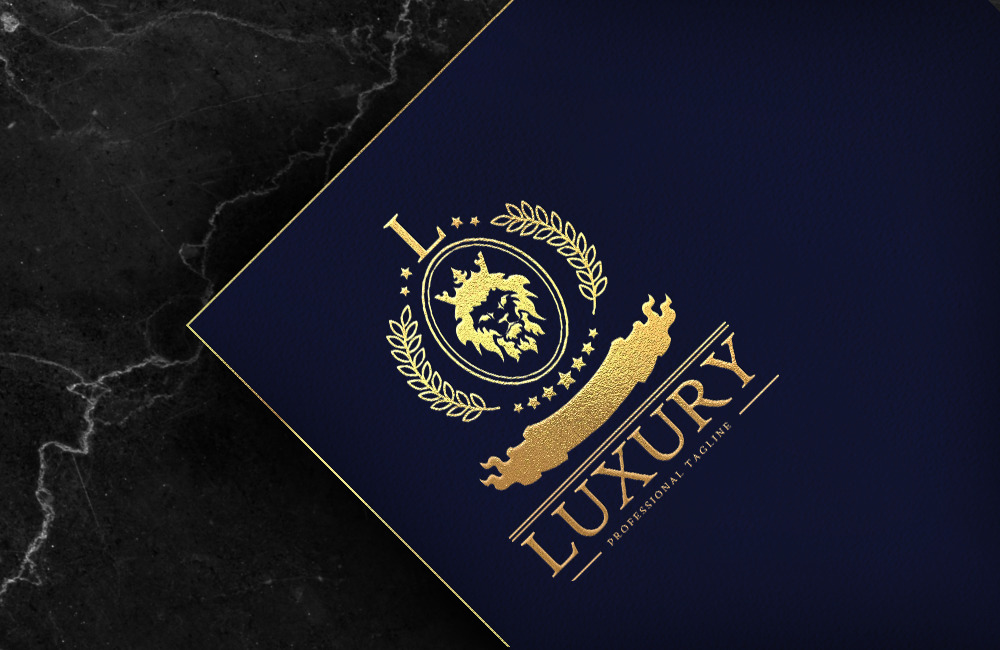 L Lion King Luxury Logo Template #126185 - TemplateMonster