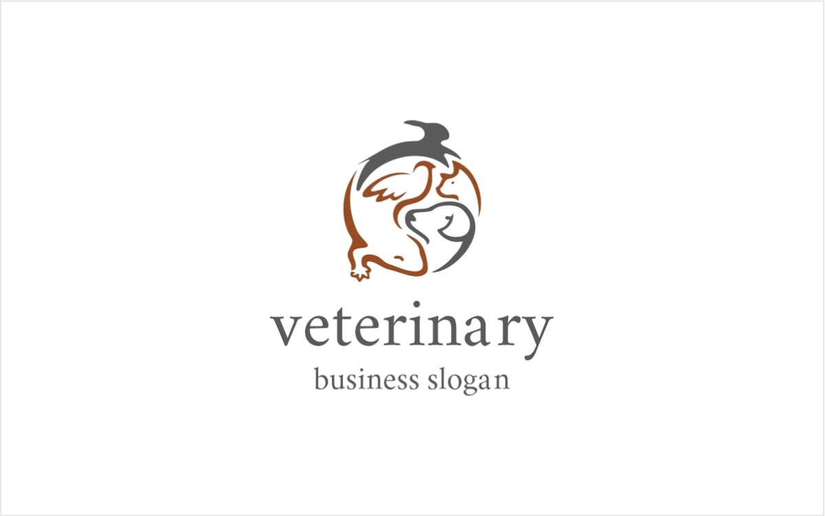 Veterinär-Logo-Vorlage #143175 - TemplateMonster
